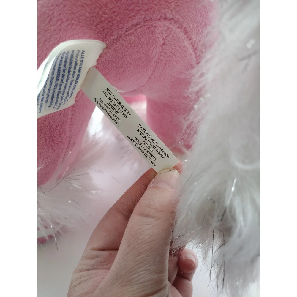 Build A Bear Workshop UNICORN Candy Stripe Bubblegum Pink PEGASUS 16